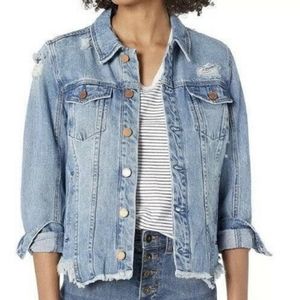 Blank NYC distressed jean jacket